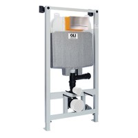 Инсталляция для унитаза Oli 048590 с кнопкой 057141 хром матовый