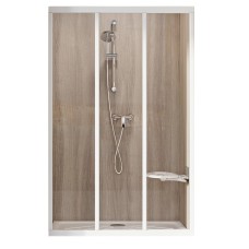Душевая дверь Ravak ASDP3 130 белый профиль, прозрачное стекло