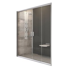 Душевая дверь Ravak BLDP4 160 сатин + Транспарент