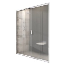 Душевая дверь Ravak BLDP4 170 блестящий + Грапе