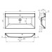 Раковина для мебели BelBagno Marino BB900/450-LV-MR-AST