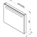 Зеркало для ванной Ravak Chrome 70 X000000549
