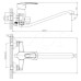 Смеситель Rossinka T40 34 для ванны
