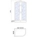 Душевая кабина River Nara 120/80/24 L МТ с поддоном
