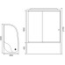 Душевая кабина Royal Bath B8120BK1-T-L прозрачное