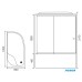 Душевая кабина Royal Bath 8120BK1-M L матовое