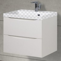 Тумба под раковину BelBagno Marino 600-2C-SO-BL-P Bianco Lucido