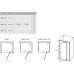 Душевая дверь Ravak Pivot PDOP2-110 блестящая + Транспарент