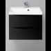 Тумба под раковину BelBagno Marino 600-2C-SO-NL-P Nero Lucido