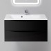 Тумба под раковину BelBagno Marino 900-2C-SO-NL-P Nero Lucido