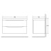 Тумба под раковину BelBagno Marino 900-2C-SO-RW-P Rovere Moro