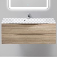 Тумба под раковину BelBagno Marino 1200-2C-SO-WO-P Rovere Bianco