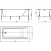 Акриловая ванна Roca Easy 170х75