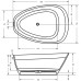 Ванна из литьевого мрамора Riho Toledo 160х110