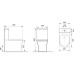 Унитаз компакт Aquanet Roll-C Rimless без бачка