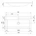 Раковина для мебели Ravak Clear 80х38 XJJ01180000