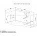 Акриловая ванна Aquanet Mia 140x80 правая
