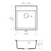 Кухонная мойка Omoikiri Daisen 46-PA пастила