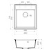 Кухонная мойка Omoikiri Daisen 46-GR серый