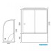 Душевая кабина Royal Bath 8120BK2-T R прозрачное