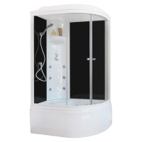 Душевая кабина Royal Bath 8120BK3-BT L черное/прозрачное