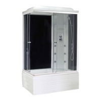 Душевая кабина Royal Bath 8120BP3-BT R черное/прозрачное