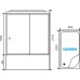 Душевая кабина Royal Bath 8120BP3-BT R черное/прозрачное