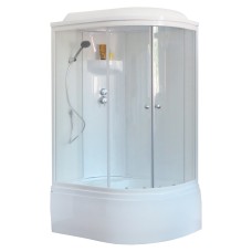 Душевая кабина Royal Bath 8120BK6-WT L белое/прозрачное