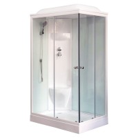 Душевая кабина Royal Bath 8120HP6-WT L белое/прозрачное