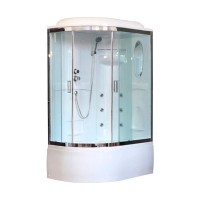 Душевая кабина Royal Bath 8120BK2-T-CH R прозрачное