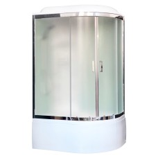 Душевая кабина Royal Bath 8120BK6-WC-CH L белое/шиншилла