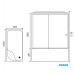 Душевая кабина Royal Bath 8120BP1-T L прозрачное