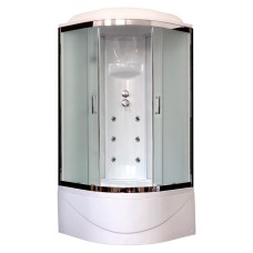 Душевая кабина Royal Bath 90BK3-WC-CH белое/шиншилла