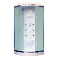 Душевая кабина Royal Bath 90HK7-WC-CH белое/шиншилла