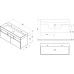 Тумба под раковину Ravak Natural 120 X000001053