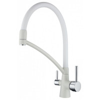 Смеситель Paulmark Sigen Si213111-331 белый для кухни