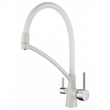 Смеситель Paulmark Sigen Si213111-331 белый для кухни