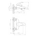 Душевая стойка Agger Breeze One A0893500