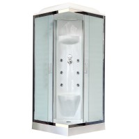 Душевая кабина Royal Bath 80HP7-WC-CH белое/матовое