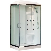 Душевая кабина Royal Bath 8120HP7-WT-CH R белое/прозрачное