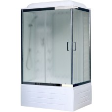 Душевая кабина Royal Bath 8100BP3-WC-CH L белое/матовое