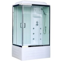 Душевая кабина Royal Bath 8120BP3-WT-CH R белое/прозрачное