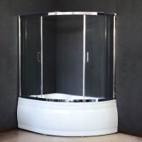 Шторка для ванны Royal Bath RB 170ALP-T-CH прозрачная