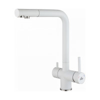 Смеситель Paulmark Skalen Sk213020-431 белый матовый для кухни
