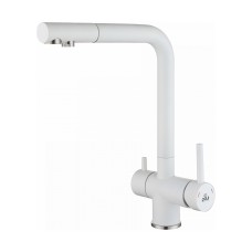 Смеситель Paulmark Skalen Sk213020-431 белый матовый для кухни