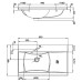 Тумба с раковиной Ravak Classic 80 70508023 правая