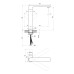 Смеситель для раковины Ravak Flat X070125