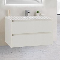 Тумба под раковину BelBagno Kraft 39-800/390-2C-SO-BO Bianco Opaco