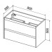 Тумба под раковину BelBagno Kraft 39-800/390-2C-SO-RNN Rovere Nebrasca Nature