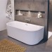 Акриловая ванна Riho Desire Wall Mounte 180х84 Velvet White на ножках